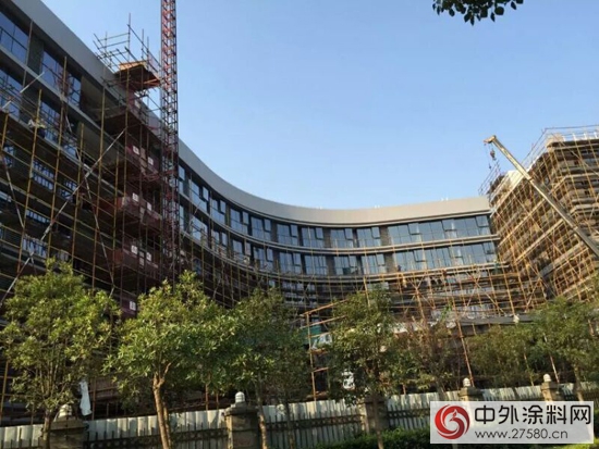 万达集团上海云计算中心全面使用“铜墙铁壁”防水抗碱外墙漆