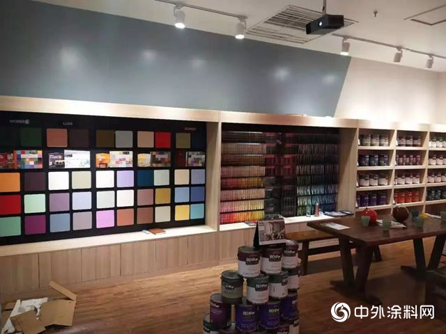 标准色卡墙和色板墙