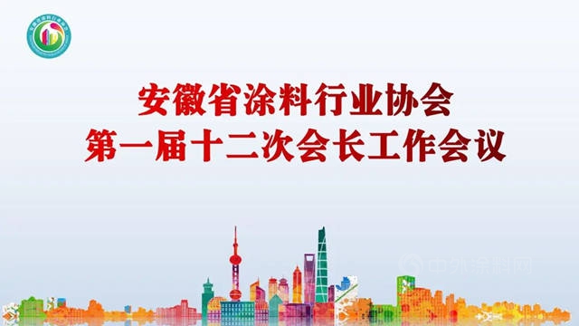 安徽省涂料行业协会第一届十二次会长工作会议顺利召开