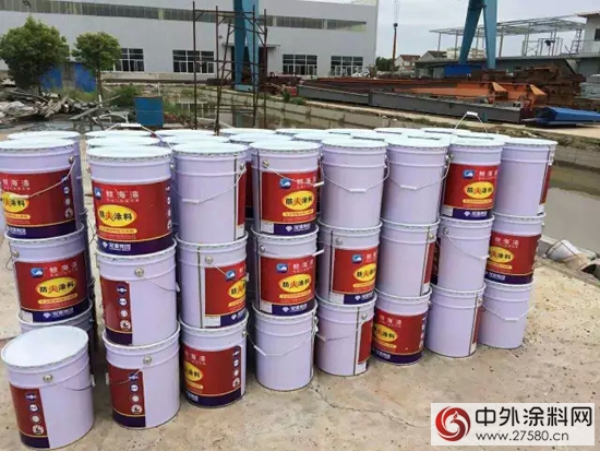 鲸海钢结构防火涂料畅销全国 市场已出现假冒伪劣产品"110859"