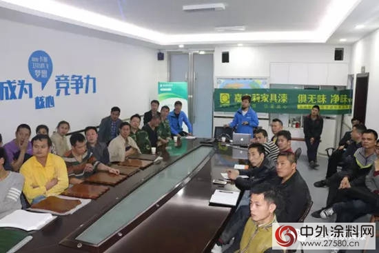 嘉宝莉家具漆净味产品走进浙江温州区域家具厂