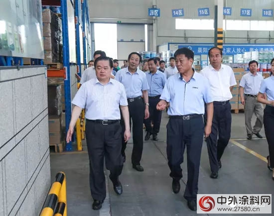 河北省人大常委会党组书记、常务副主任范照兵到晨阳水漆调研