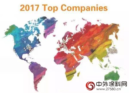紫荆花涂料集团入围2017年全球顶级涂料制造企业销售额排行榜