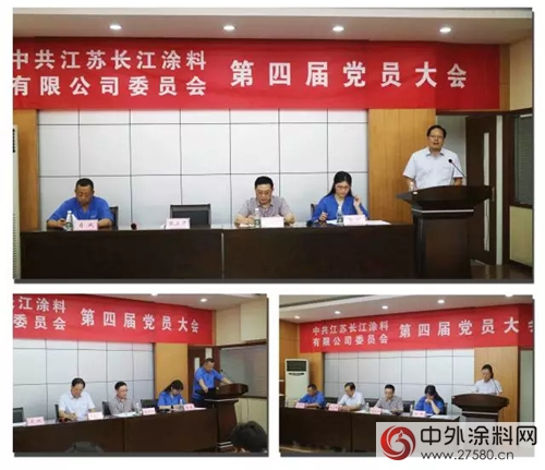 长江涂料党员大会胜利召开 选举产生新一届两委委员"124282"