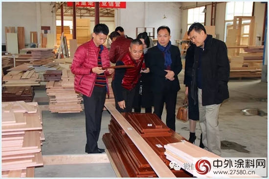 汇龙涂料一行莅临万家园参观交流