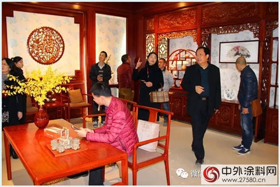 汇龙涂料一行莅临万家园参观交流