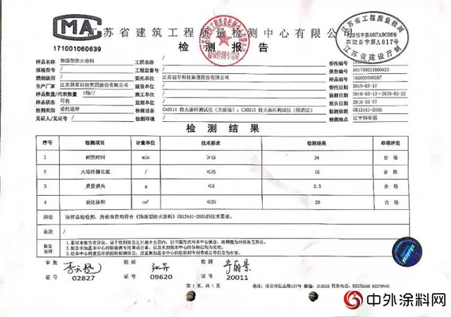 恪守行业标准，践行国家号召，我司参与起草的《饰面型防火涂料》国家新标准将于2018年9月1日正式实施！