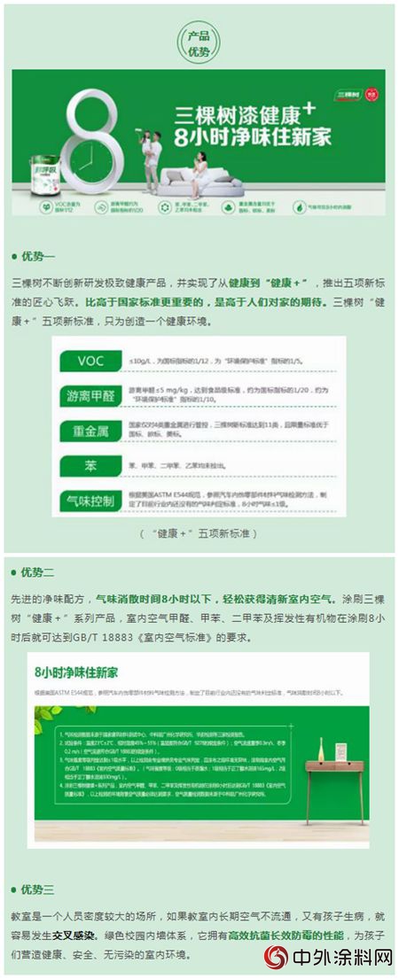 共筑绿色校园，三棵树工程•绿色校园系统解决方案全方位呵护学子健康成长