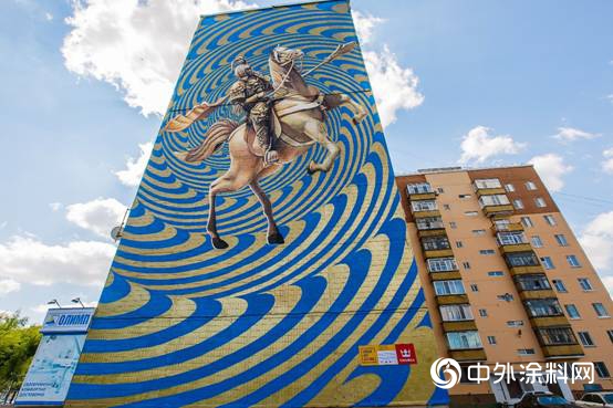 芬琳漆为哈萨克斯坦首都街头艺术新环境提供保障"130895"