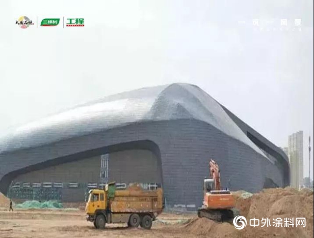 一筑一风景｜彰显三棵树工程品牌实力，助力建设美丽大同——大同市体育中心华彩亮相