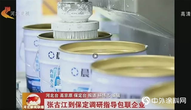 河北省副省长张古江到晨阳水漆调研指导，鼓励企业抢抓机遇 高质量发展"136495"