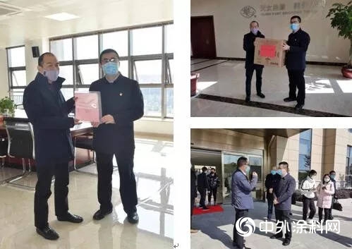 桐乡市委副书记、市长于会游在天女制漆公司调研指导疫情防控工作和复工情况