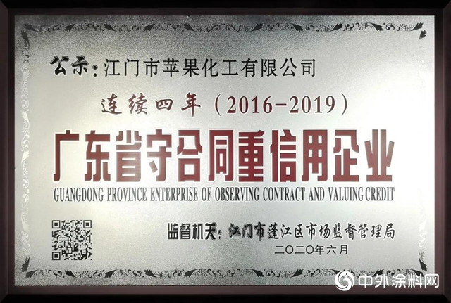 这家企业真牛！连续四年获得“广东省守合同重信用企业”荣誉称号"
139450"