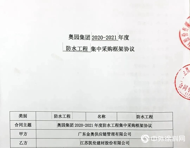 创享美好生活——凯伦股份携手奥园集团"142033"