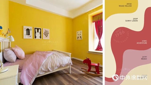 CIELOBLU基路伯治愈系儿童房墙面配色，让您选色不纠结"142116"