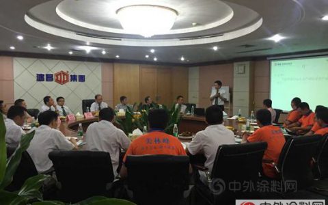 佛山家具企业考察团前往鸿昌化工考察交流