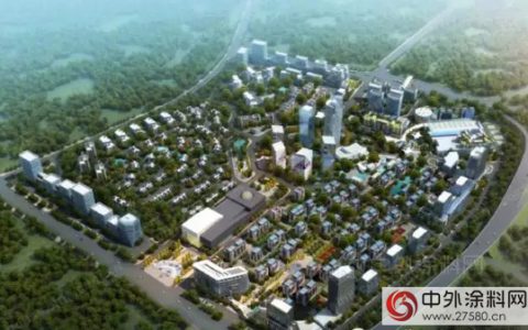 久诺成功签约贵州万豪商贸总部24万方水性氟碳漆项目