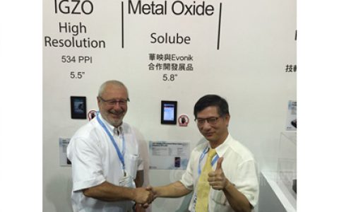 赢创为中华映管显示器提供iXsenic金属氧化物半导体涂层