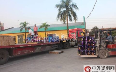 油漆加盟淡季不淡,康派漆紧锣密鼓发货中