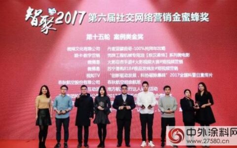 水性科天荣获“第六届金蜜蜂最佳策划类金奖”"
125245"