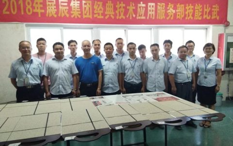群英荟萃，比学赶帮，争创一流技术服务—— 2018年展辰集团经典技术应用服务部技能比武”
128347″