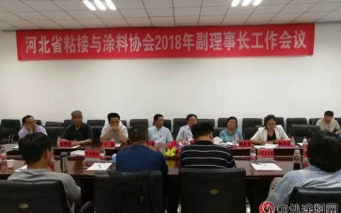 河北省粘结与涂料协会2018副理事长工作会议在新光公司圆满召开