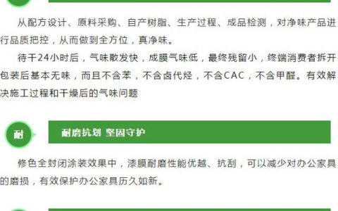 美涂士家具漆【净味世家办公系列涂装】重磅上市！