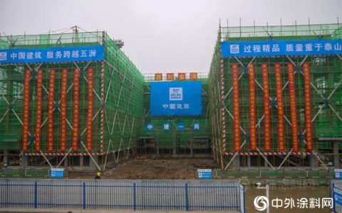 成都大宝化工综合楼喜封金顶，大宝漆发力西部市场