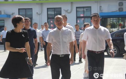 平阳县委书记董智武一行莅临瑞丰新材料参观调研