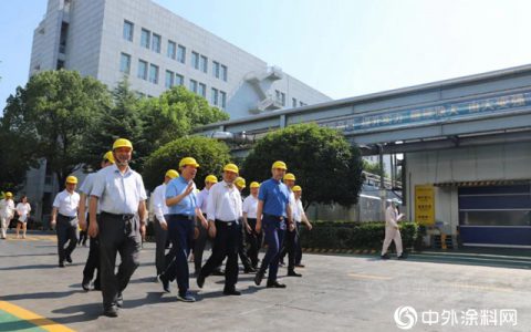 生态环境部黄润秋部长考察湘江涂料集团星沙工厂