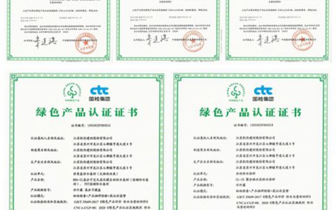 凯伦股份多款产品荣获绿色产品认证证书"
141413"