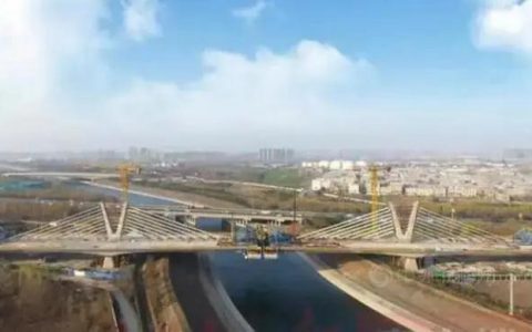 国内首例双肢V型索塔、最长挂篮悬浇节段南水北调特大桥顺利完成合龙