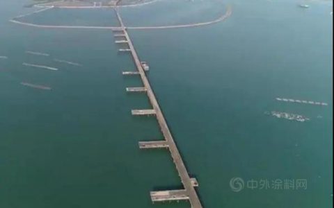 全长4.8公里的阳江港大桥已完成栈桥铺设及配套电力设施的安装
