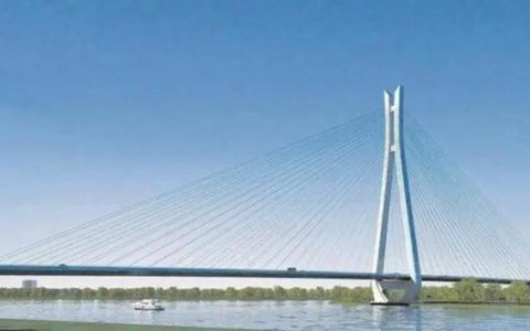 国内最大跨径独塔斜拉桥开建，南中高速中山段正式动工