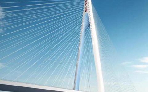 湘江跨度最大的独塔斜拉桥长沙香炉洲大桥开工建设