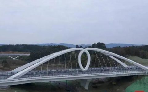 全国首创“水滴”造型，“水滴大桥”已经建成