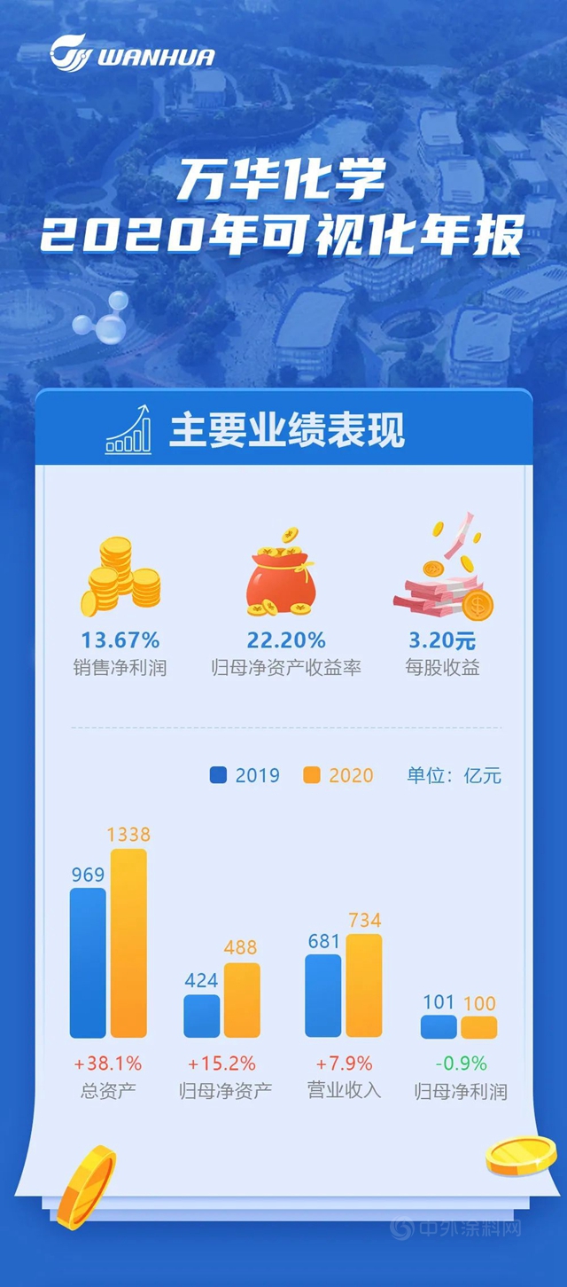 万华化学2020年可视化年报