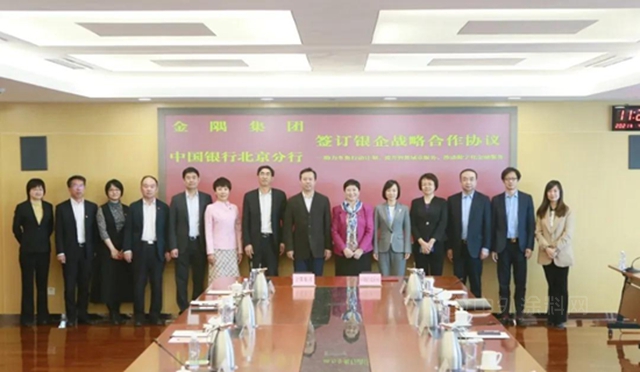 金隅集团与中国银行北京分行签署战略合作协议