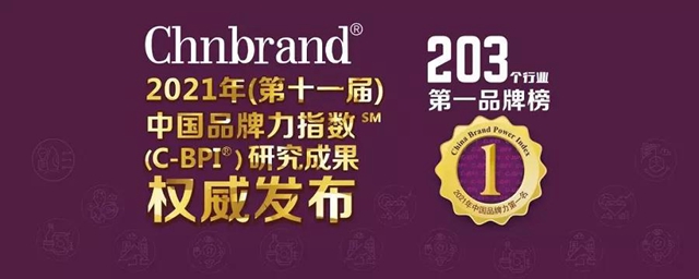 大宝漆连续十年入榜中国品牌力指数SM（C-BPI®）品牌排名