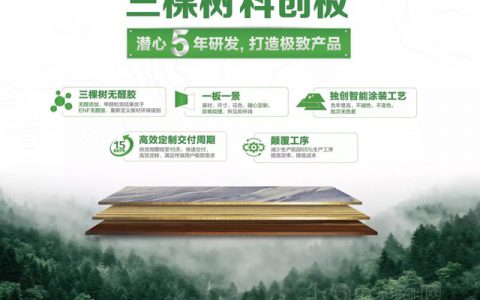 三棵树科创板亮相2021金采供应链合作大会