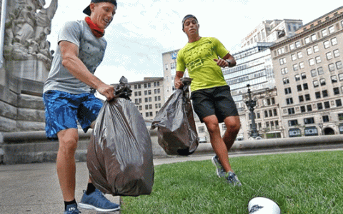 七彩建设：来一次“Plogging”，“致净”你我的家园！