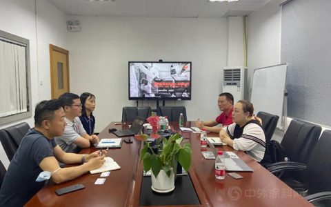 广东涂协秘书处一行走访深圳泰达机器人有限公司