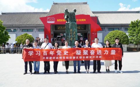 学党史 悟思想 开新局 | 北新建材各党支部开展党史学习教育