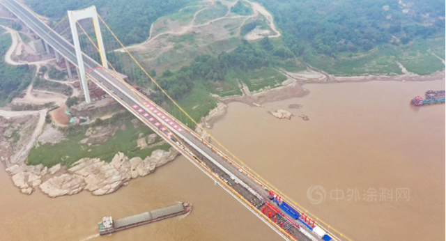 重庆长寿大桥开通啦--金陵防腐亮点工程！