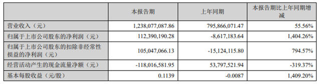 扭亏为盈，营收12亿，金浦钛业上半年利润爆增1401%