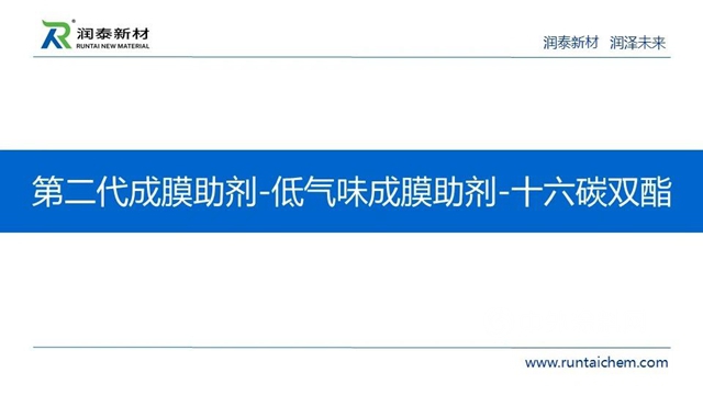 供应链峰会精彩演讲——润泰新材：成膜助剂的发展与未来