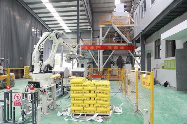 “机器换人”换出新动力|平阳瑞丰新材料全自动石膏生产线竣工投产