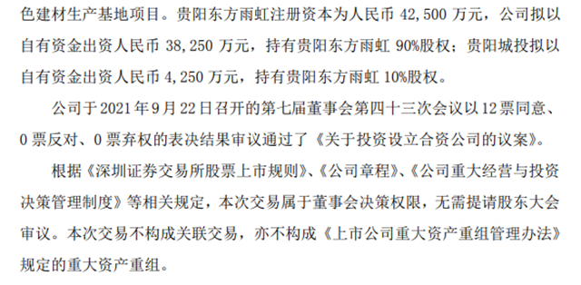 又砸3.8亿投资！东方雨虹三个月市值缩水600多亿为何持续扩张？