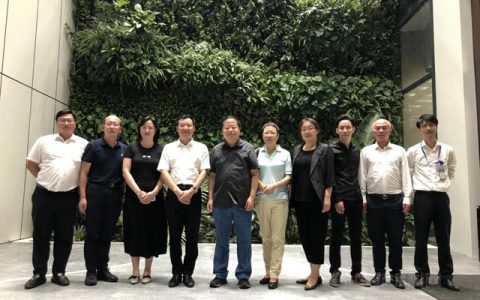 进取凯伦 | 携手畅谈 上海市建筑协会理事长曹嘉明一行莅临高分子建材产业园参观指导