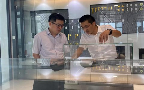 标杆凯伦 | 吴江区科技局局长朱国华一行莅临高分子产业园参观调研